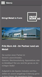 Mobile Screenshot of fritzbornag.ch